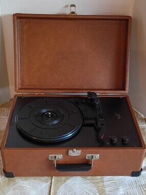 Genuine Leather Crosley Turntable